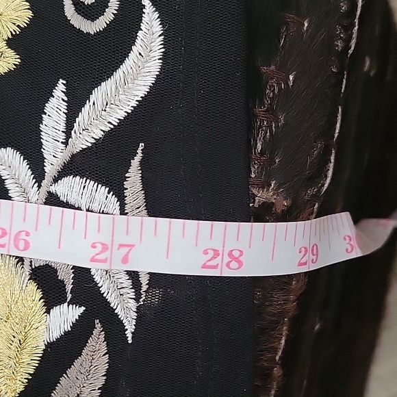 INC International Concepts Sheer, Hummingbird Embroidered Top with Cami XL - Picture 10 of 12